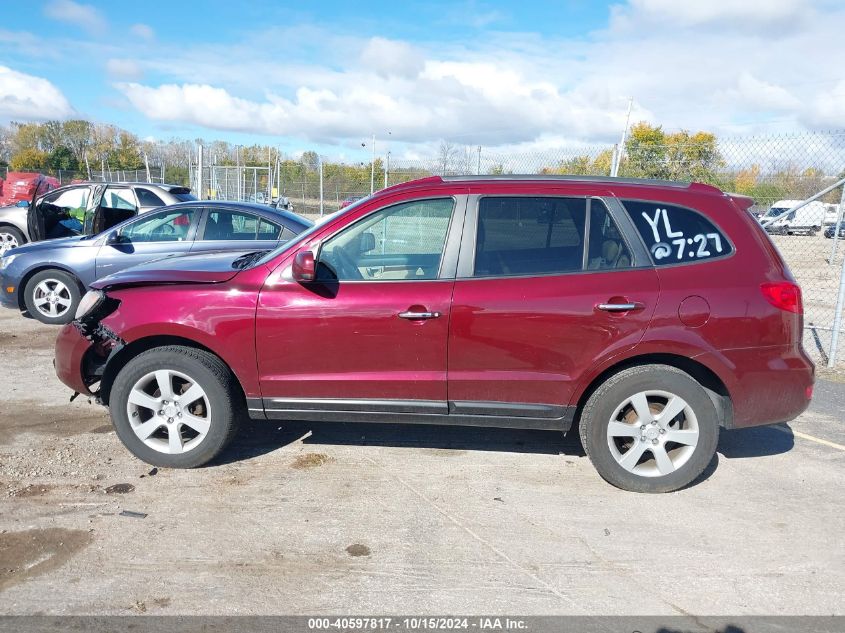 2007 Hyundai Santa Fe Limited/Se VIN: 5NMSH73E97H123856 Lot: 40597817