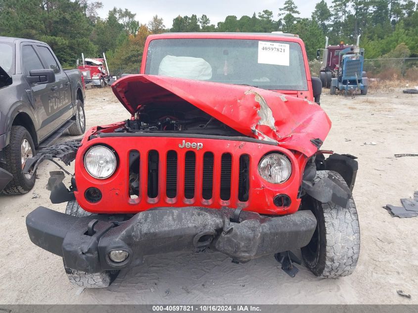 2016 Jeep Wrangler Unlimited Sport VIN: 1C4BJWDG8GL265452 Lot: 40597821