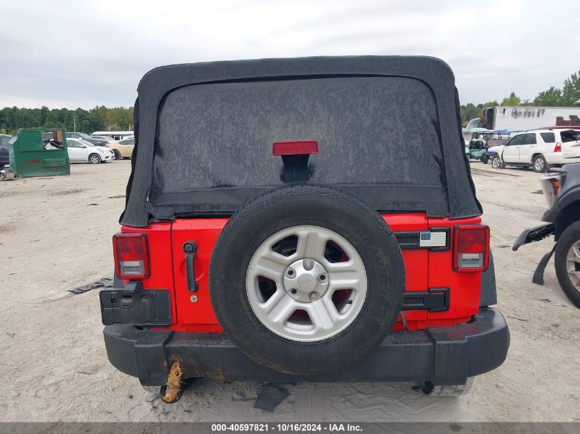 2016 Jeep Wrangler Unlimited Sport VIN: 1C4BJWDG8GL265452 Lot: 40597821