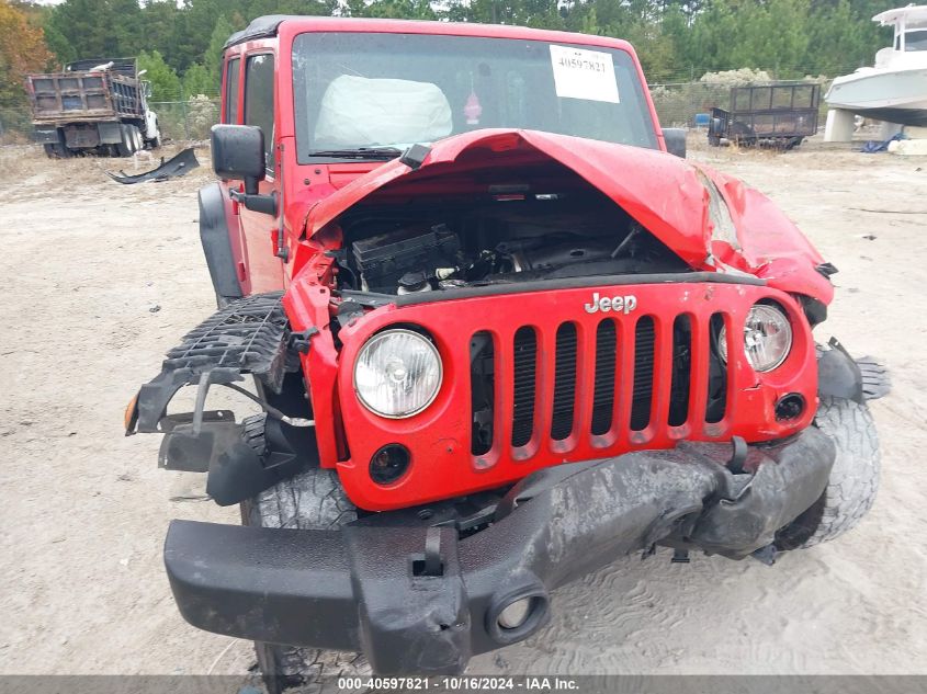 2016 Jeep Wrangler Unlimited Sport VIN: 1C4BJWDG8GL265452 Lot: 40597821