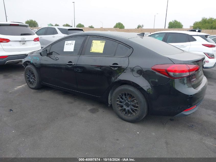 2017 Kia Forte Lx VIN: 3KPFK4A73HE040051 Lot: 40597874