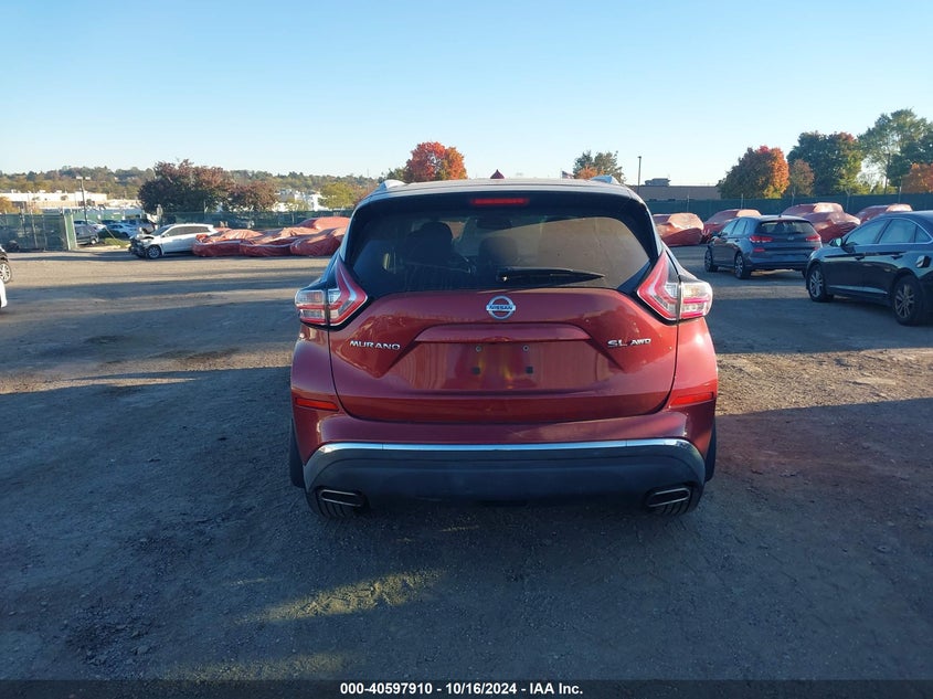 2015 NISSAN MURANO SL - 5N1AZ2MH1FN286597