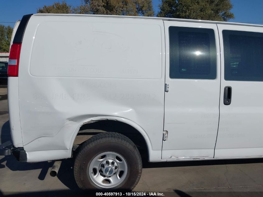 2020 Chevrolet Express Cargo Rwd 2500 Regular Wheelbase Wt VIN: 1GCWGAFP0L1274507 Lot: 40597913