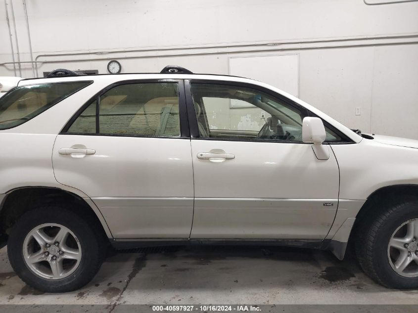 2002 Lexus Rx 300 VIN: JTJHF10U120291084 Lot: 40597927