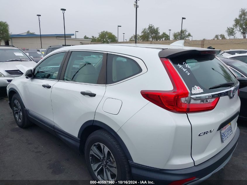 2019 Honda Cr-V Lx VIN: 2HKRW5H32KH420298 Lot: 40597960