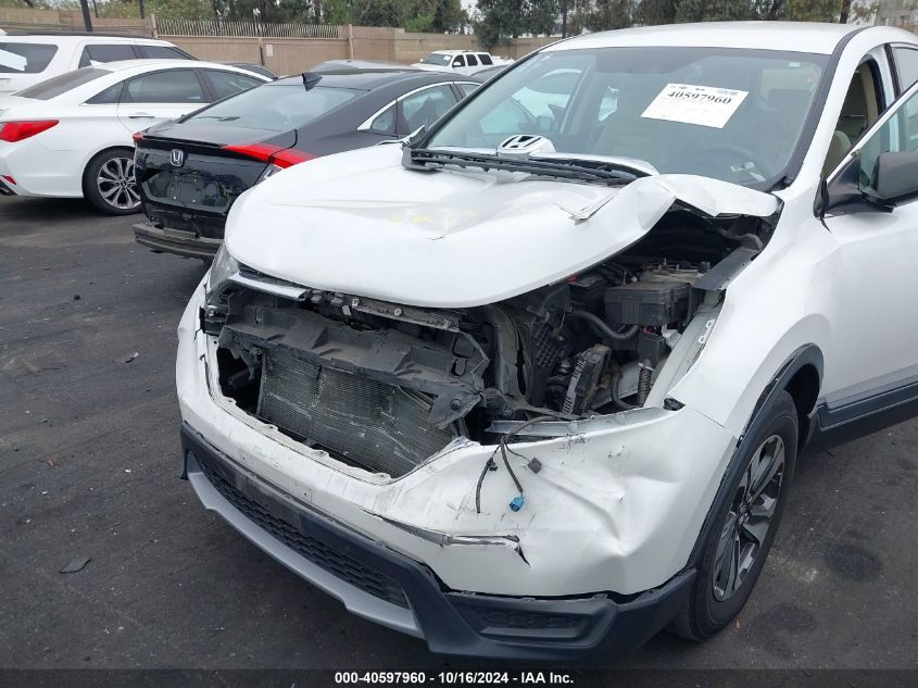 2019 Honda Cr-V Lx VIN: 2HKRW5H32KH420298 Lot: 40597960