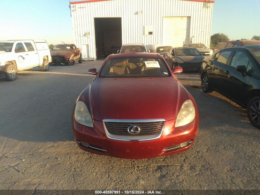 2006 Lexus Sc 430 VIN: JTHFN48Y069005506 Lot: 40597991