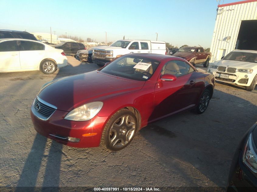 2006 Lexus Sc 430 VIN: JTHFN48Y069005506 Lot: 40597991