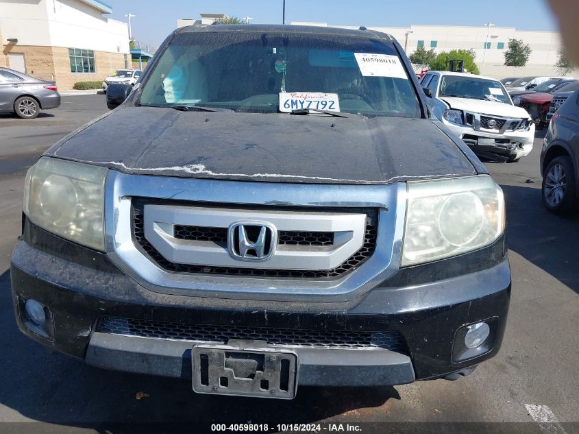 2011 Honda Pilot Ex-L VIN: 5FNYF4H71BB004461 Lot: 40598018