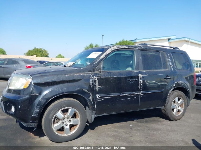 2011 Honda Pilot Ex-L VIN: 5FNYF4H71BB004461 Lot: 40598018