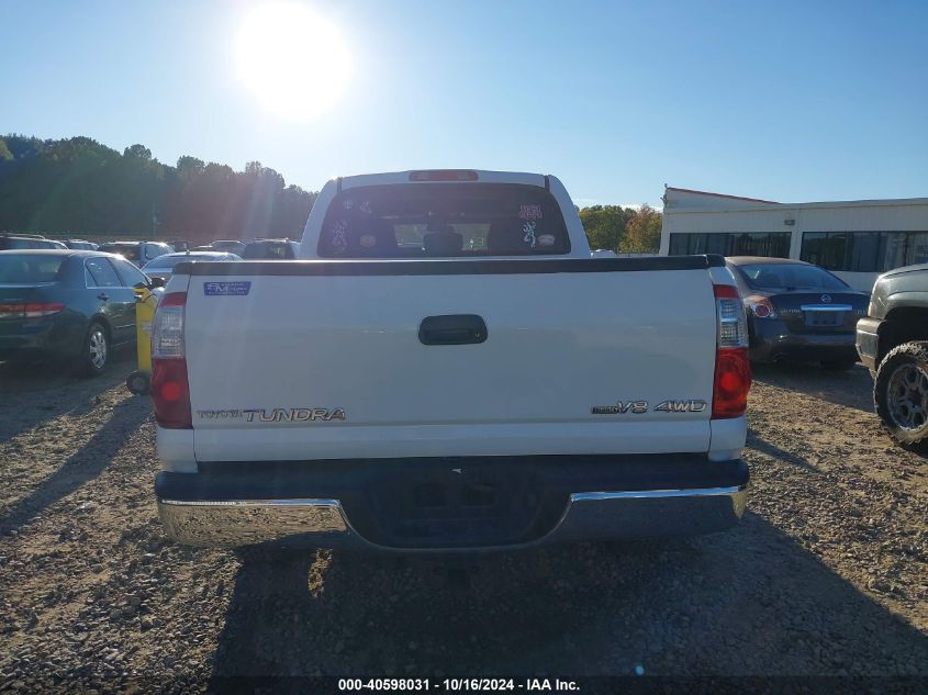 2006 Toyota Tundra Sr5 V8 VIN: 5TBDT44116S534044 Lot: 40598031