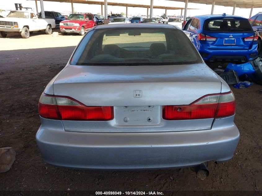 1999 Honda Accord Dx VIN: 1HGCF8546XA056455 Lot: 40598049