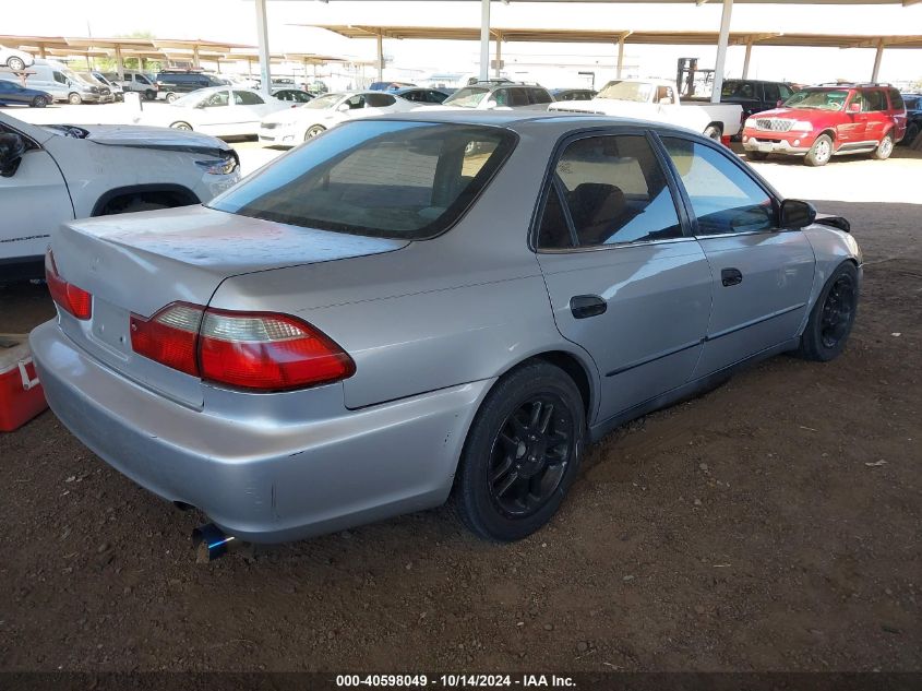 1999 Honda Accord Dx VIN: 1HGCF8546XA056455 Lot: 40598049