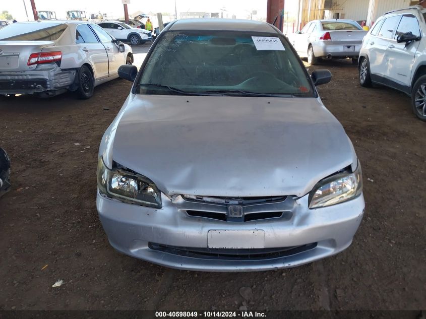 1999 Honda Accord Dx VIN: 1HGCF8546XA056455 Lot: 40598049