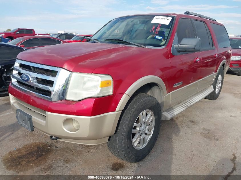 2008 Ford Expedition El Eddie Bauer/King Ranch VIN: 1FMFK18518LA57596 Lot: 40598076