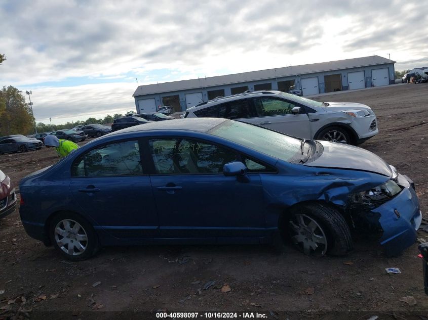 2009 Honda Civic Lx VIN: 19XFA16539E036995 Lot: 40598097