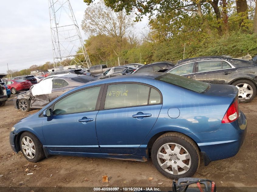 2009 Honda Civic Lx VIN: 19XFA16539E036995 Lot: 40598097