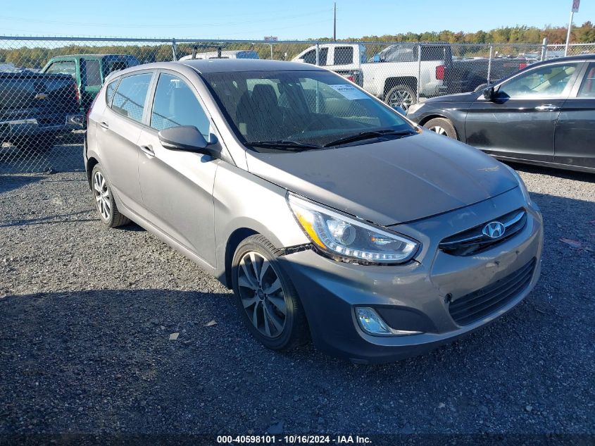 2017 Hyundai Accent Sport VIN: KMHCU5AE6HU356266 Lot: 40598101