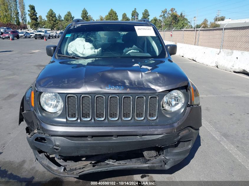 2018 Jeep Renegade Sport 4X4 VIN: ZACCJBAB0JPJ17155 Lot: 40598102