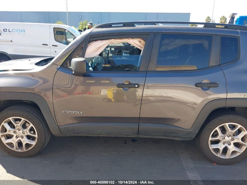 2018 Jeep Renegade Sport 4X4 VIN: ZACCJBAB0JPJ17155 Lot: 40598102