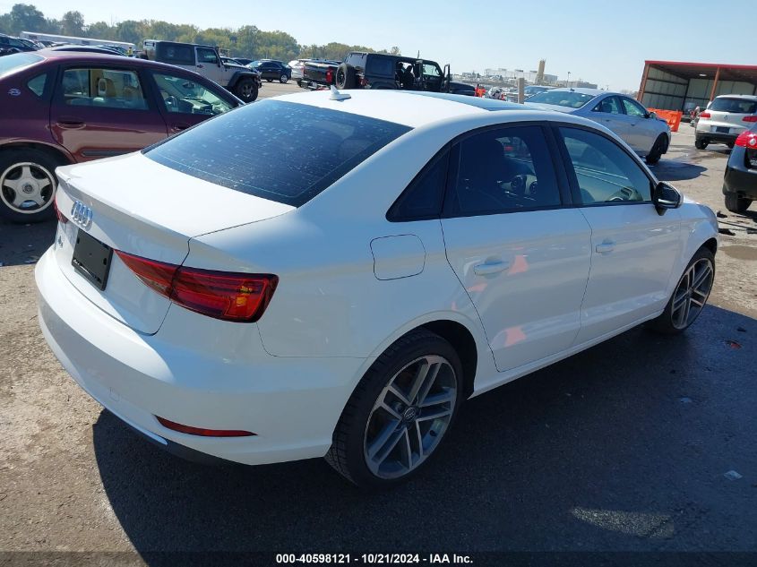 2018 Audi A3 2.0T Premium/2.0T Tech Premium VIN: WAUAUGFF3J1010947 Lot: 40598121