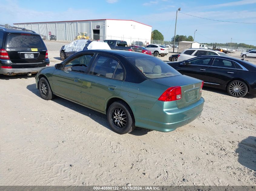 2004 Honda Civic Lx VIN: 2HGES16544H563046 Lot: 40598122