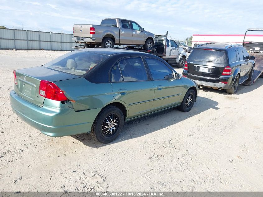 2004 Honda Civic Lx VIN: 2HGES16544H563046 Lot: 40598122