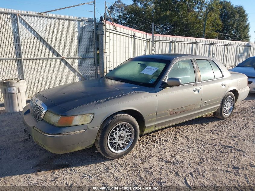 2000 Mercury Grand Marquis Gs VIN: 2MEFM74W5YX608856 Lot: 40598134