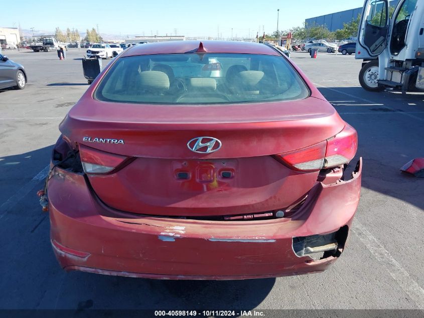 5NPDH4AE0GH658975 2016 Hyundai Elantra Se