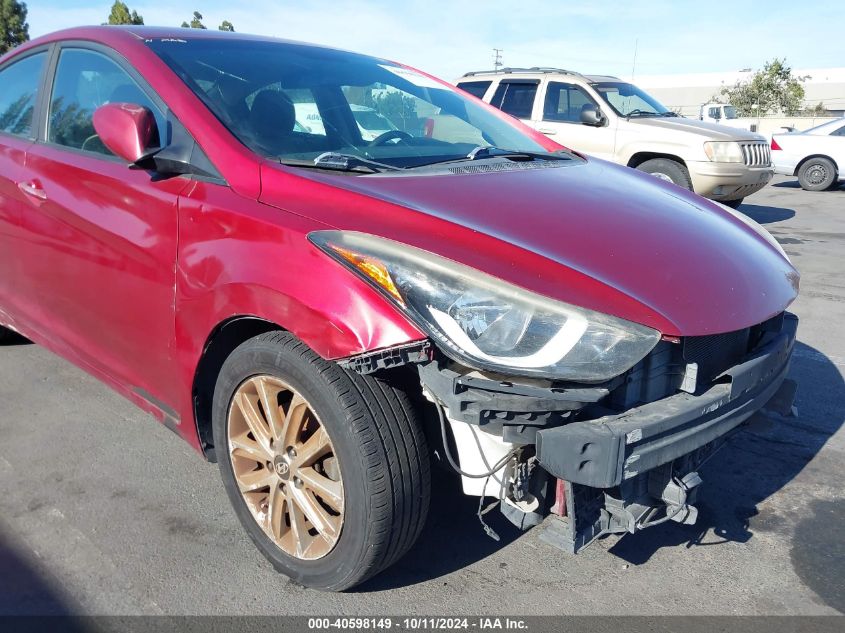 5NPDH4AE0GH658975 2016 Hyundai Elantra Se