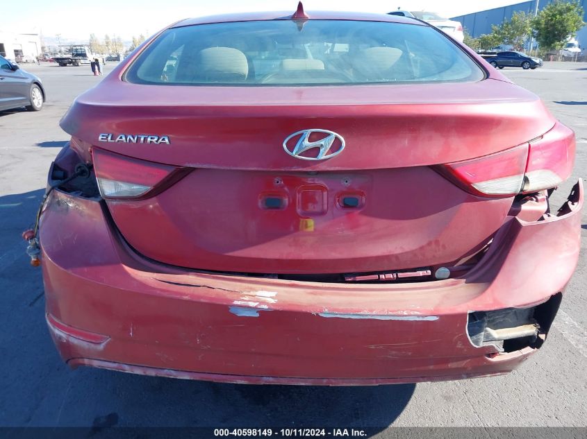 5NPDH4AE0GH658975 2016 Hyundai Elantra Se