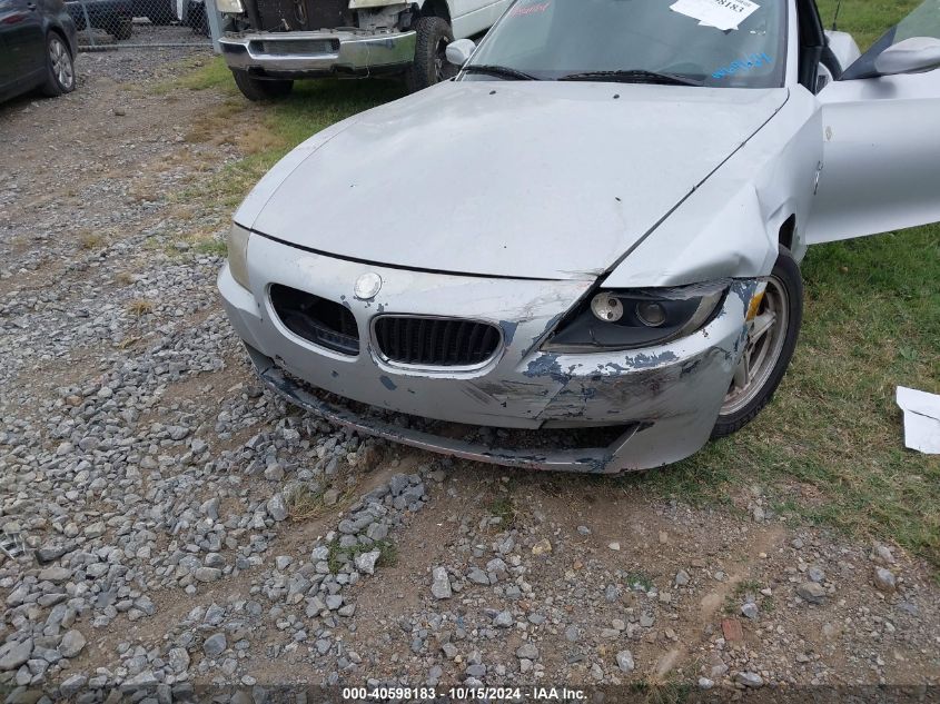 2006 BMW Z4 3.0I VIN: 4USBU33596LW69634 Lot: 40598183