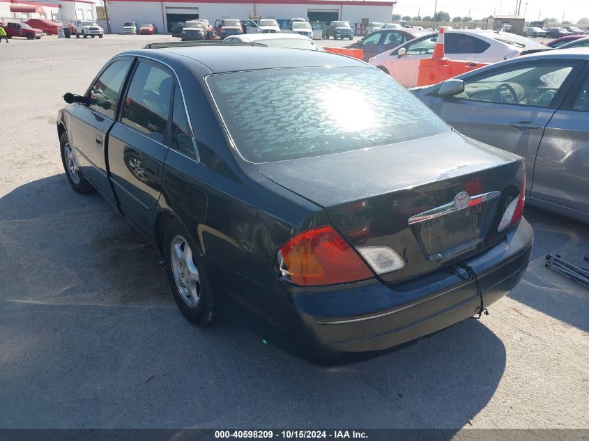 2000 Toyota Avalon Xl VIN: 4T1BF28B4YU107612 Lot: 40598209