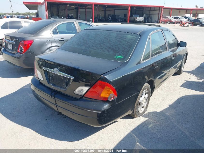 2000 Toyota Avalon Xl VIN: 4T1BF28B4YU107612 Lot: 40598209