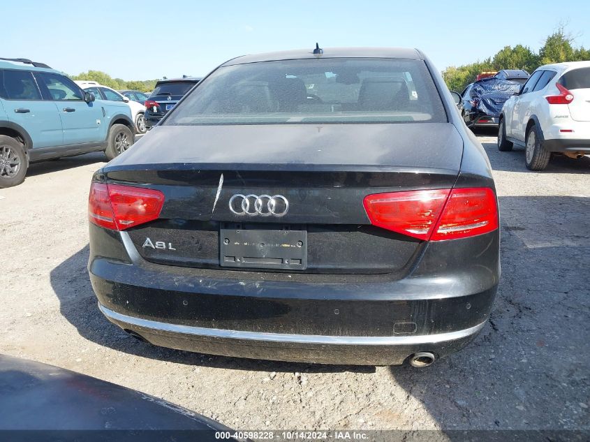 2013 Audi A8 L 3.0T VIN: WAURGAFDXDN010110 Lot: 40598228