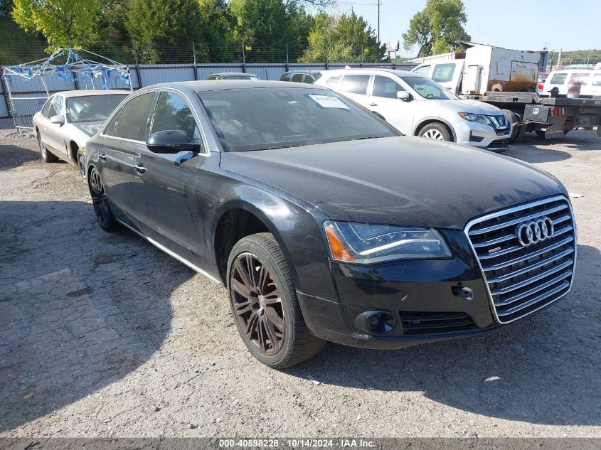 2013 Audi A8 L 3.0T VIN: WAURGAFDXDN010110 Lot: 40598228