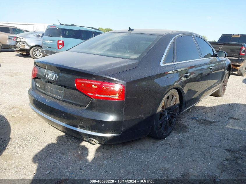 2013 Audi A8 L 3.0T VIN: WAURGAFDXDN010110 Lot: 40598228