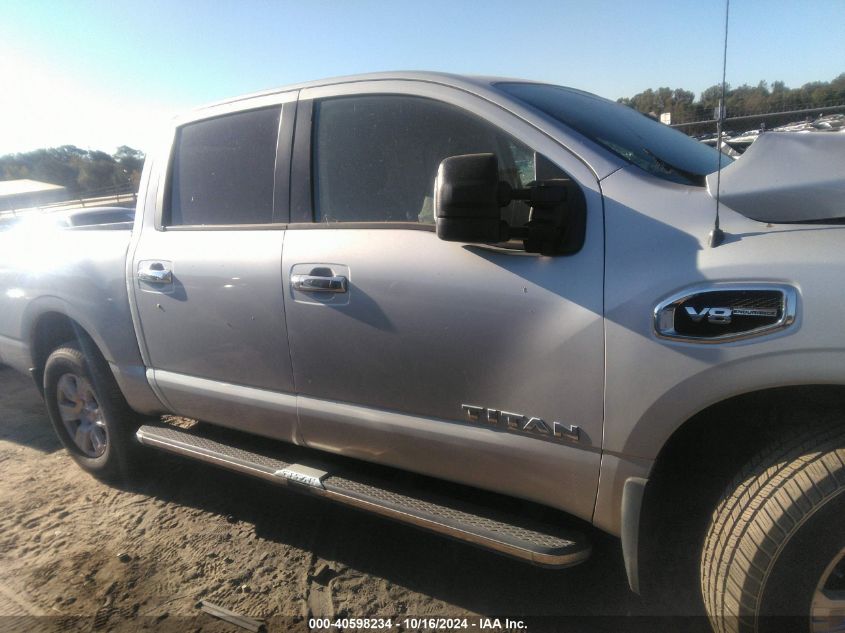 2017 Nissan Titan Sv VIN: 1N6AA1E50HN566344 Lot: 40598234