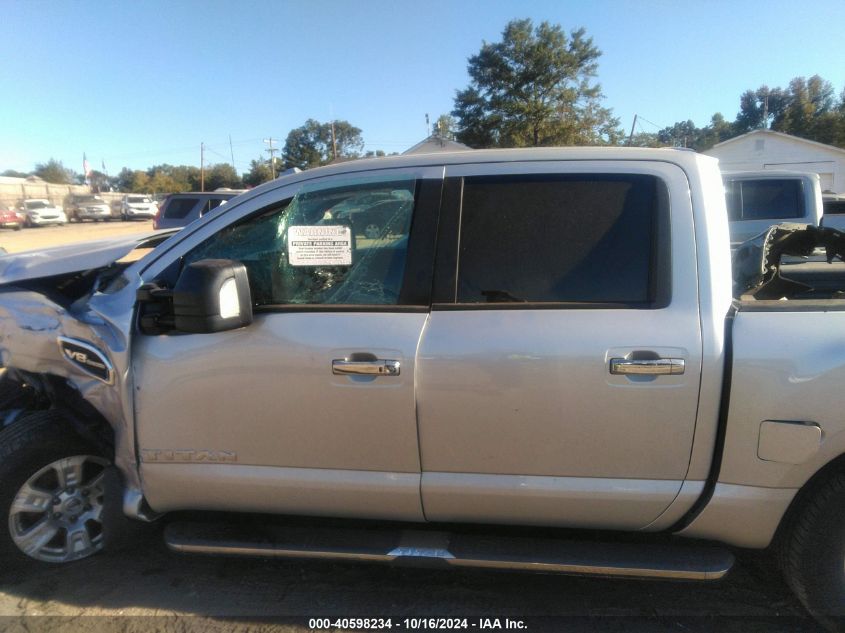 2017 Nissan Titan Sv VIN: 1N6AA1E50HN566344 Lot: 40598234