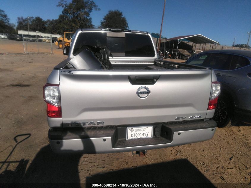 2017 Nissan Titan Sv VIN: 1N6AA1E50HN566344 Lot: 40598234