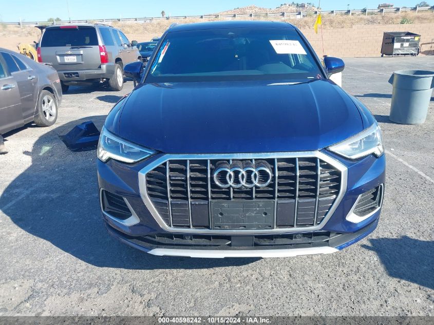 2022 Audi Q3 Premium Plus 40 Tfsi Quattro Tiptronic VIN: WA1BUCF3XN1026438 Lot: 40598242