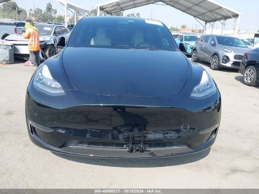 2021 Tesla Model Y Performance Dual Motor All-Wheel Drive VIN: 5YJYGDEFXMF099033 Lot: 40598317