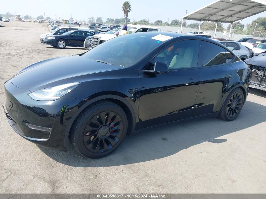 2021 TESLA MODEL Y PERFORMANCE DUAL MOTOR ALL-WHEEL DRIVE - 5YJYGDEFXMF099033