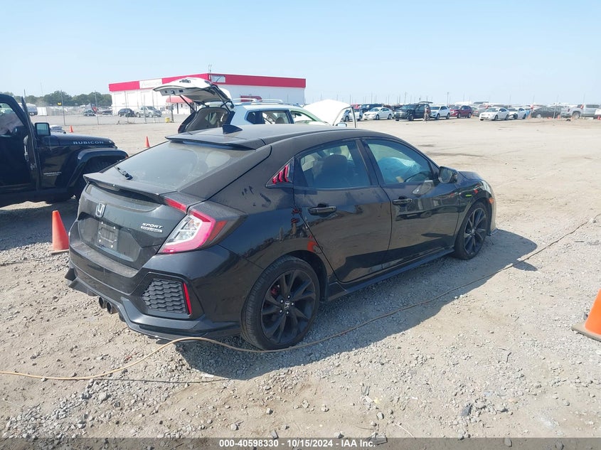 2018 HONDA CIVIC VIN: SHHFK7H9XJU415375