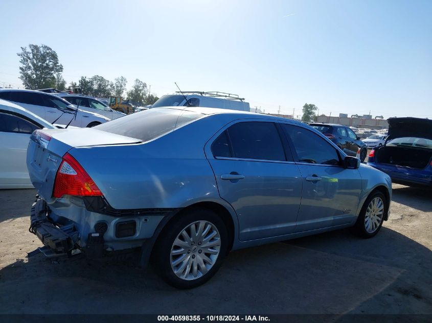 2011 Ford Fusion Hybrid VIN: 3FADP0L36BR190379 Lot: 40598355