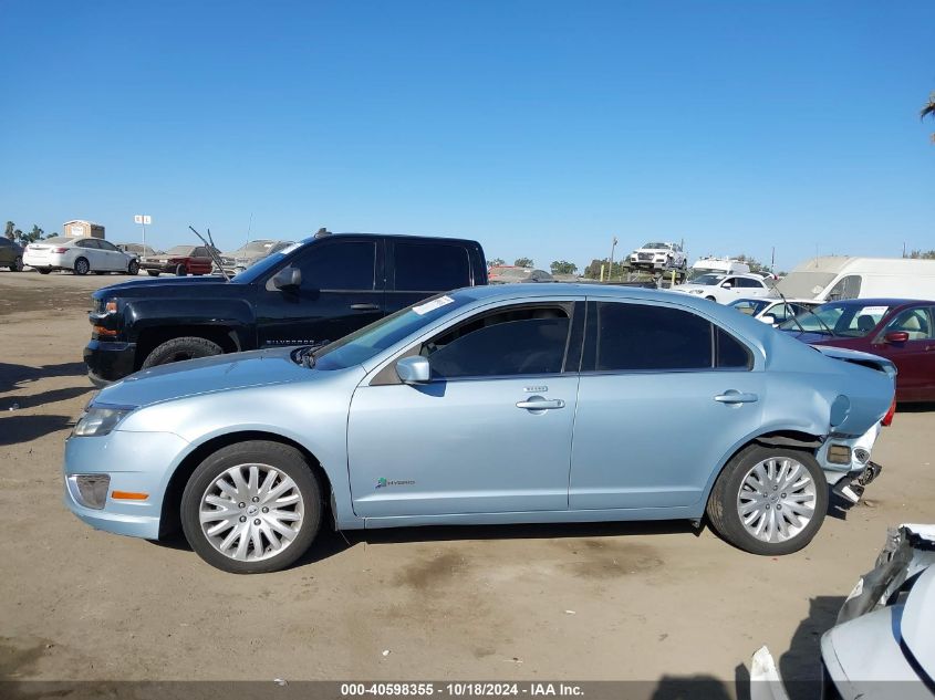 2011 Ford Fusion Hybrid VIN: 3FADP0L36BR190379 Lot: 40598355