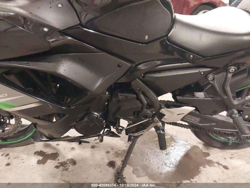 VIN JKAEXEK14KDA30776 2019 KAWASAKI EX650 F