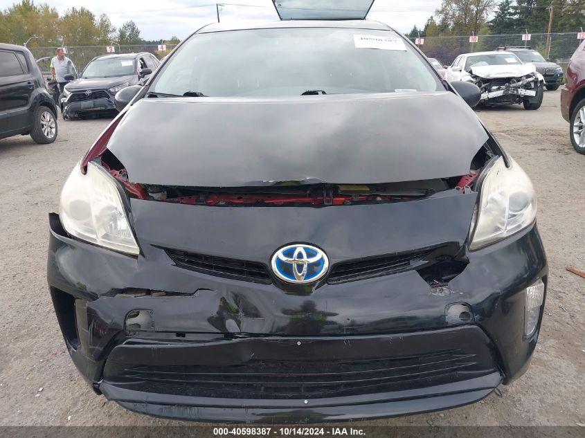 2014 Toyota Prius Two VIN: JTDKN3DU5E0366746 Lot: 40598387