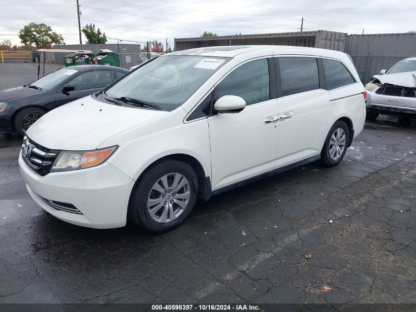 2014 Honda Odyssey Ex-L VIN: 5FNRL5H6XEB078718 Lot: 40598397