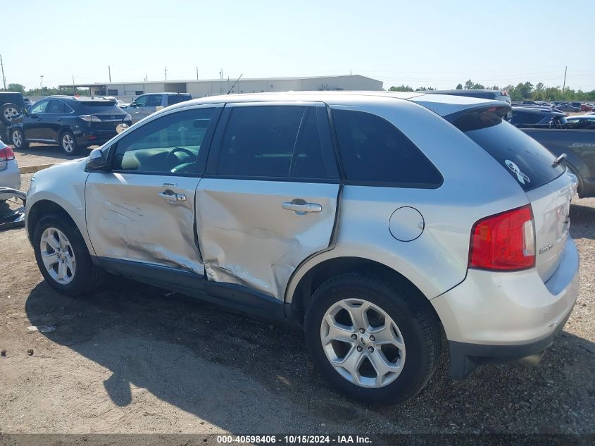 2014 Ford Edge Sel VIN: 2FMDK3JC9EBB62653 Lot: 40598406